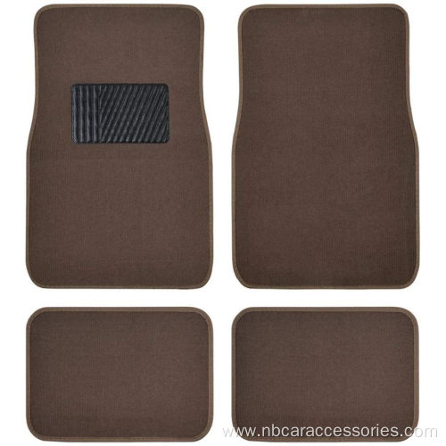 4-Piece Carpet Vehicle Floor Mats Premium Quality Classic